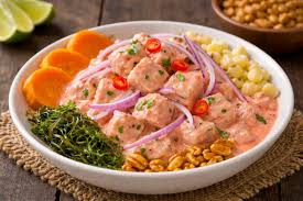 CEVICHE SIMPLE EN CREMA DE ROCOTO