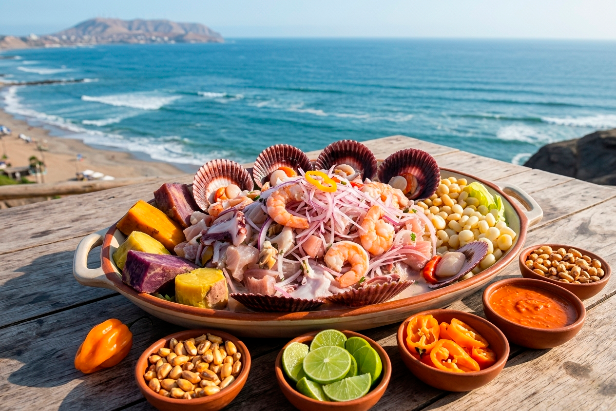 FUENTE DE CEVICHE MIXTO